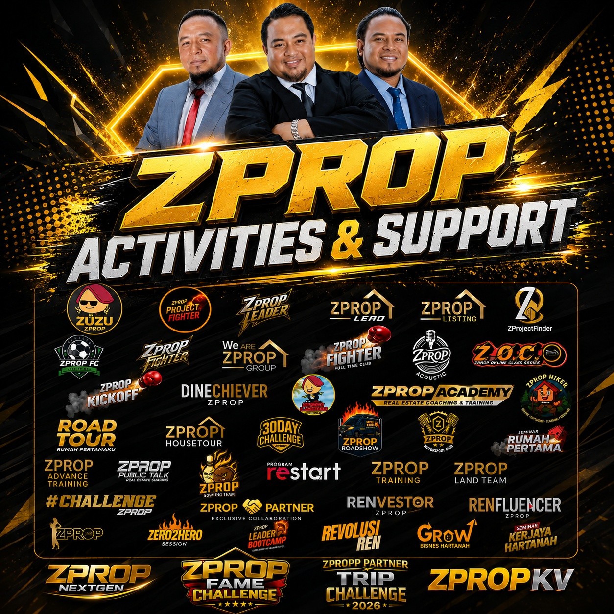 AKTIVITI & SUPPORT ZPROP